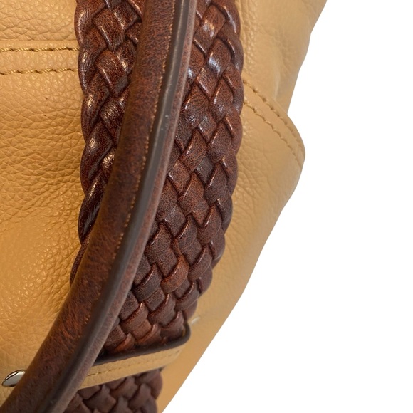 Tignanello Camel Tan Leather Double Handled Shoulder Bag - NWOT - Picture 7 of 15